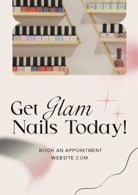 Salon Glam Nails Poster