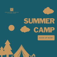 Kids Summer Camp Instagram Post