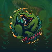 Dinosaur Live Stream Twitch Profile Picture