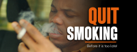 World No Smoking Day Facebook Cover example 2