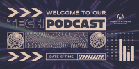 Futuristic Tech Podcast Twitter Post