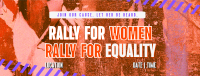 Women's Equality Rally Facebook Cover Image Preview