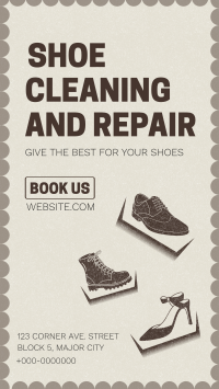 Shoe Cleaning and Repair Instagram Reel