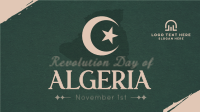 Algeria Revolution Day  Animation