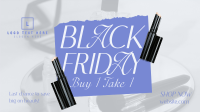 Black Friday Beauty Care Facebook Event Cover Design