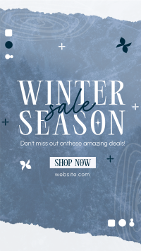 Cold Winter Sale Facebook Story