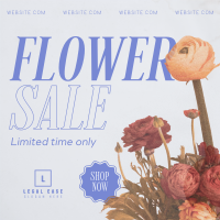 Flower Boutique  Sale Instagram Post