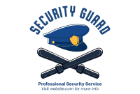 Security Hat and Baton Pinterest Cover