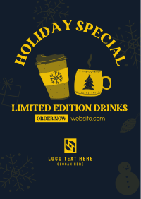 Holiday Special Drinks Poster