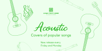 Acoustic Music Covers Twitter Post