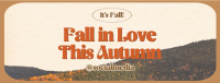 Northern Autumn Engagement Facebook Cover