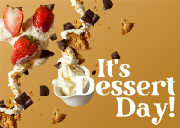 It's Dessert Day! Postcard