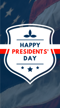 Presidents Day Badge Instagram Story