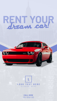 Dream Car Rental Facebook Story