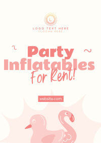 Party Inflatables Rentals Poster