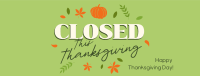 Closed for Thanksgiving Facebook Cover