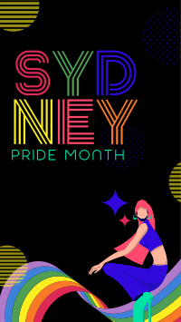 Sydney Pride Month Greeting Instagram Story