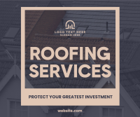 Roofing Service Investment Facebook Post