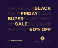 Black Friday Sale Facebook Post