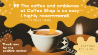 Quirky Cafe Testimonial Animation
