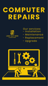 PC Repair Services Instagram Story