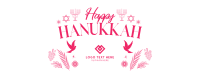 Hanukkah Menorah Facebook Cover Image Preview