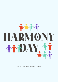 People Harmony Day Poster