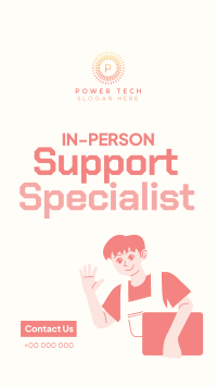 Tech Support Specialist TikTok Video Image Preview