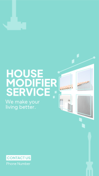 House Modifier Service Facebook Story