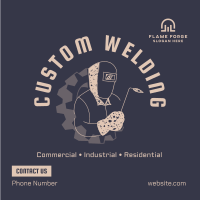 Custom Welding Badge Instagram Post Image Preview