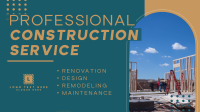 Modern Construction Service Animation