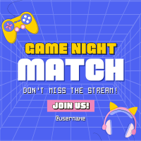 Game Night Match Instagram Post