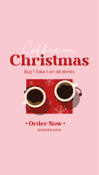 Christmas Coffee Sale Instagram Story