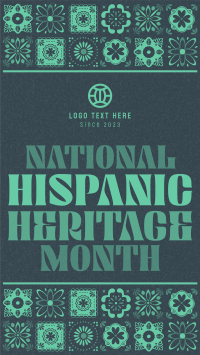 Hispanic Heritage Month Tiles Instagram Story