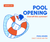 Pool Opening Facebook Post