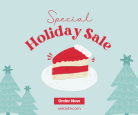 Special Holiday Cake Sale Facebook Post