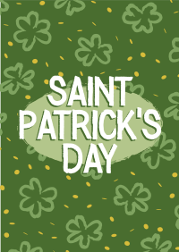 St. Patrick's Clovers Poster