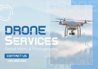 Drone Video and Photography Postcard