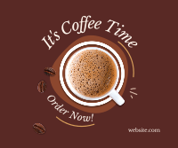 It's Coffee Time Facebook Post