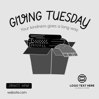 Giving Tuesday Instagram Post example 1