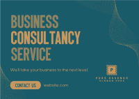 Business Consulting Service Postcard