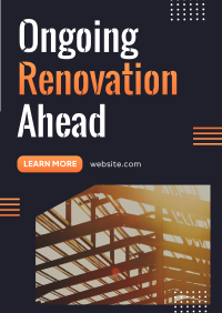 Ongoing House Renovation Flyer