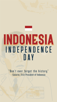 First Indonesia President Facebook Story