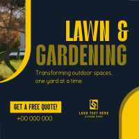 Convenient Lawn Care Services Linkedin Post Design