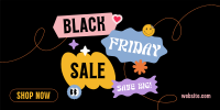 Sticker Black Friday Twitter Post