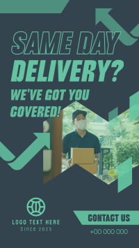 Courier Delivery Services Facebook Story