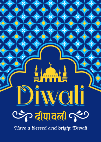 Blessed Bright Diwali Flyer