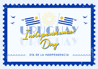 Uruguay Independence Day Postcard