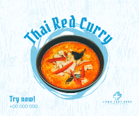 Thai Red Curry Facebook Post