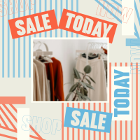 Linear Fashion Sale Instagram Post Design